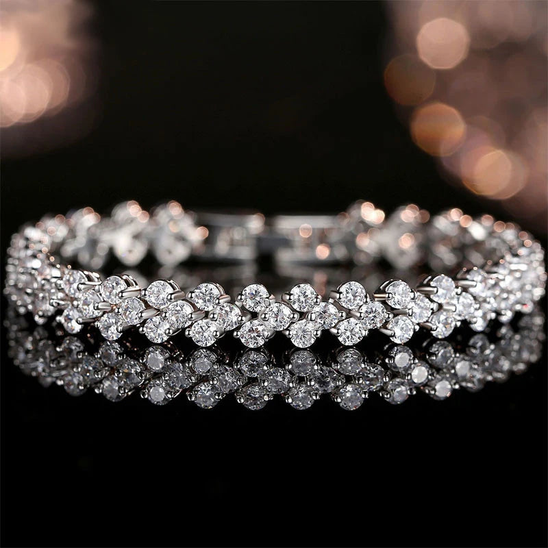 Bridal Bracelet, 14K White Gold