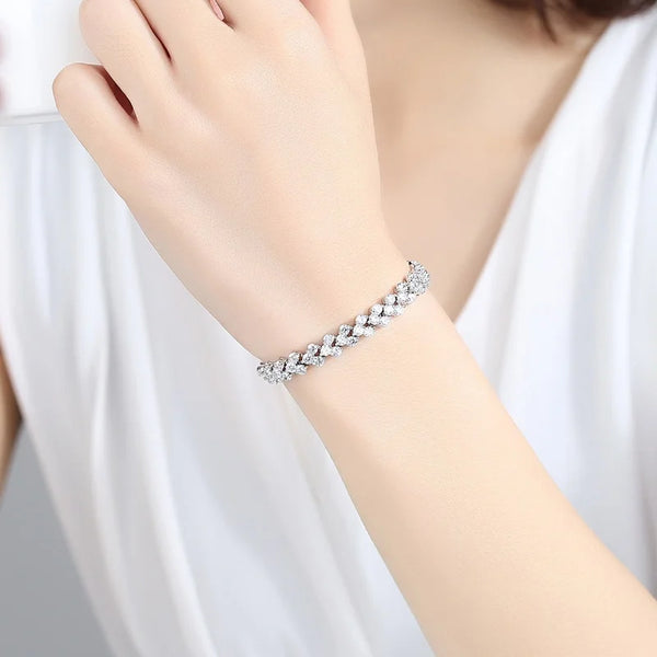 Bridal Bracelet, 14K White Gold