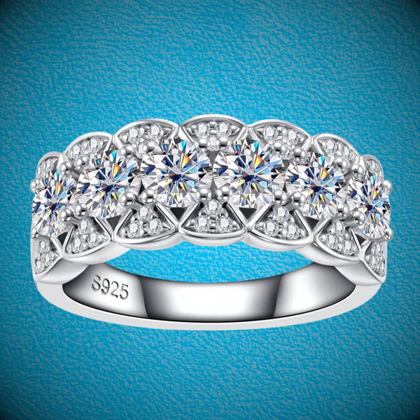 Six Stones Eternity Ring
