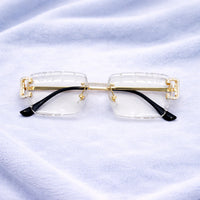 Clear Iced out Designer Glasses