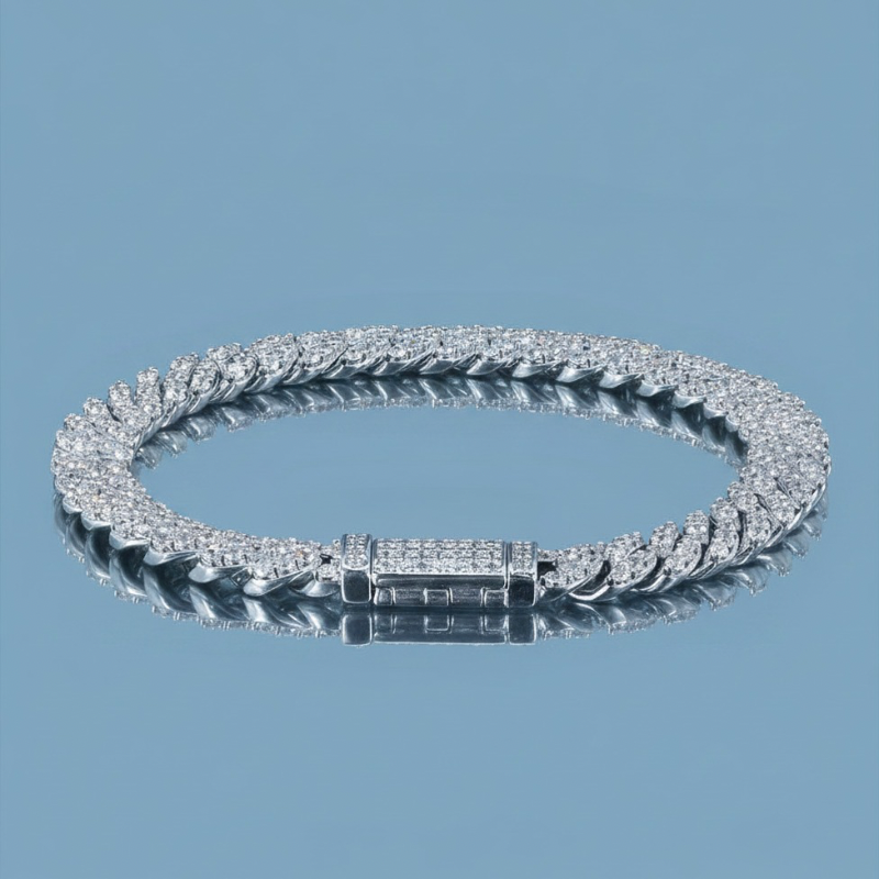 Cuban VVS1 Link Bracelet 8MM