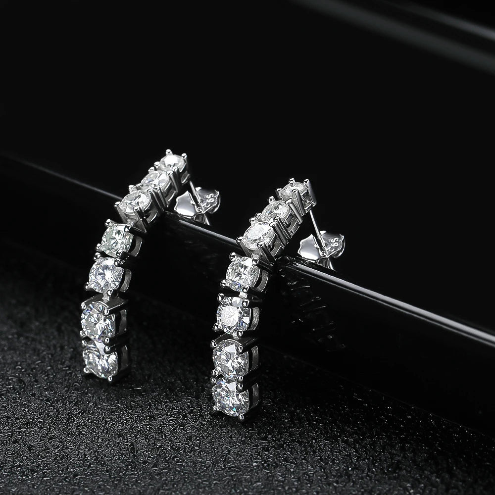 Sparkling Drop Earrings