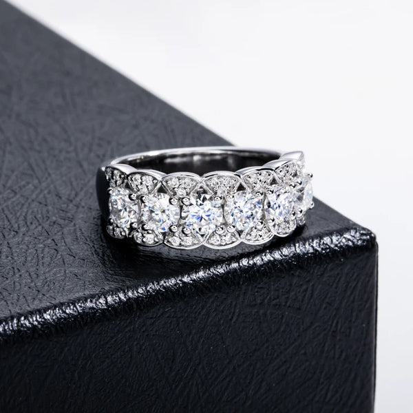 Six Stones Eternity Ring