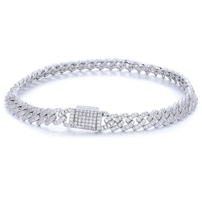 Cuban VVS1 Link Bracelet 6MM