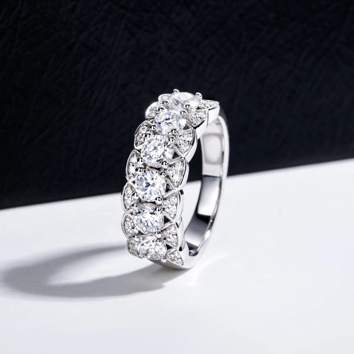 Six Stones Eternity Ring