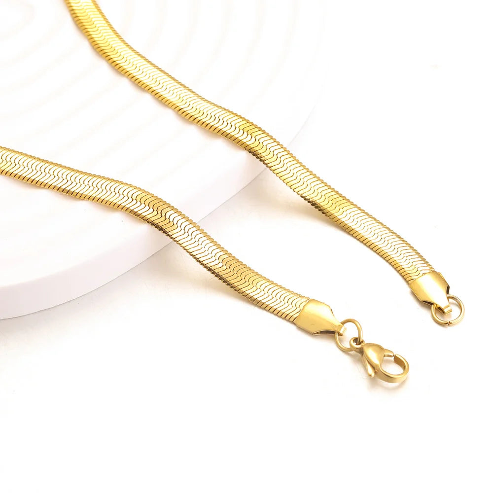 5MM LUXURY CHAIN, 18k Gold-Plated
