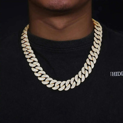 18MM HUGE CUBAN CHAIN, 14K Gold-Plated