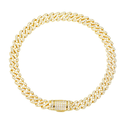 Cuban VVS1 Link Bracelet 6MM