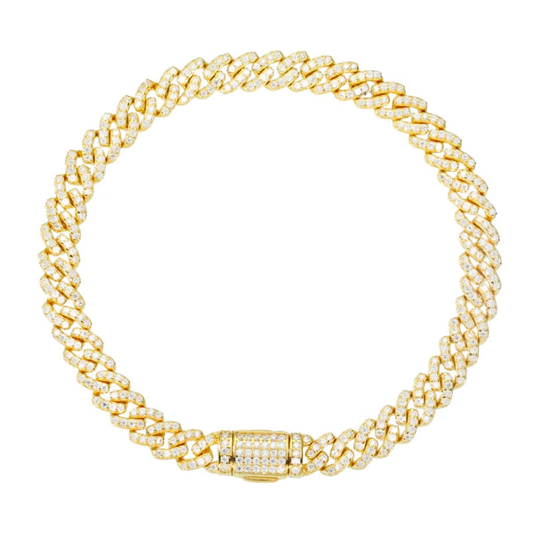 Cuban VVS1 Link Bracelet 6MM