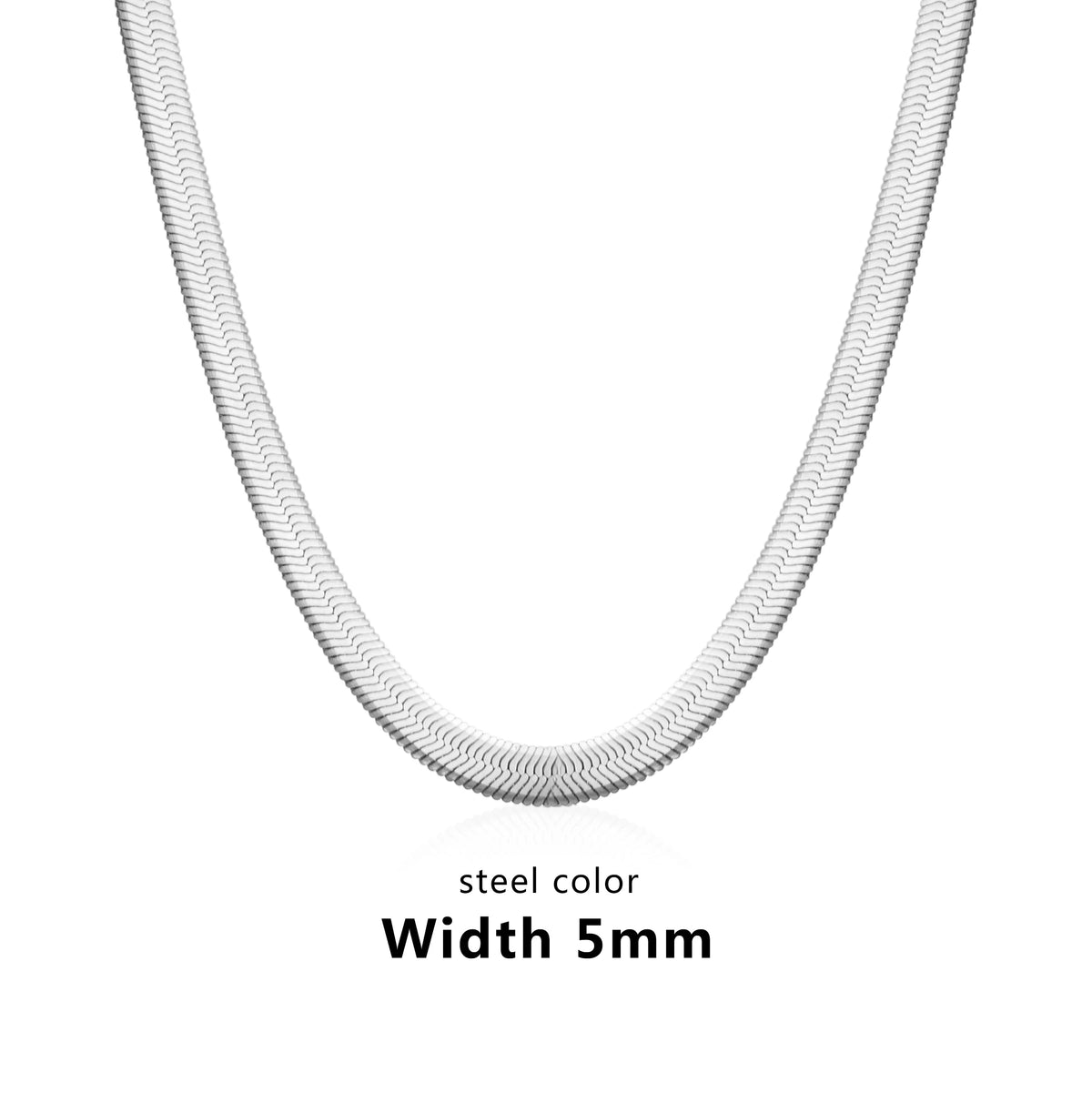 5MM LUXURY CHAIN, 18k Gold-Plated