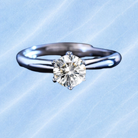 One Size Fits All Ring 1ct, 18k Gold-Plated