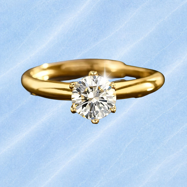 One Size Fits All Ring 1ct, 18k Gold-Plated