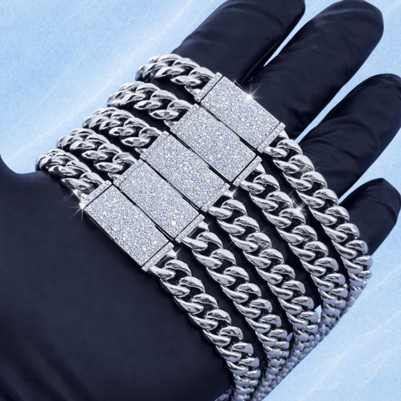 8MM ICE CUBAN CHAIN