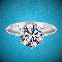 Plain Engagement White Gold-Plated Ring