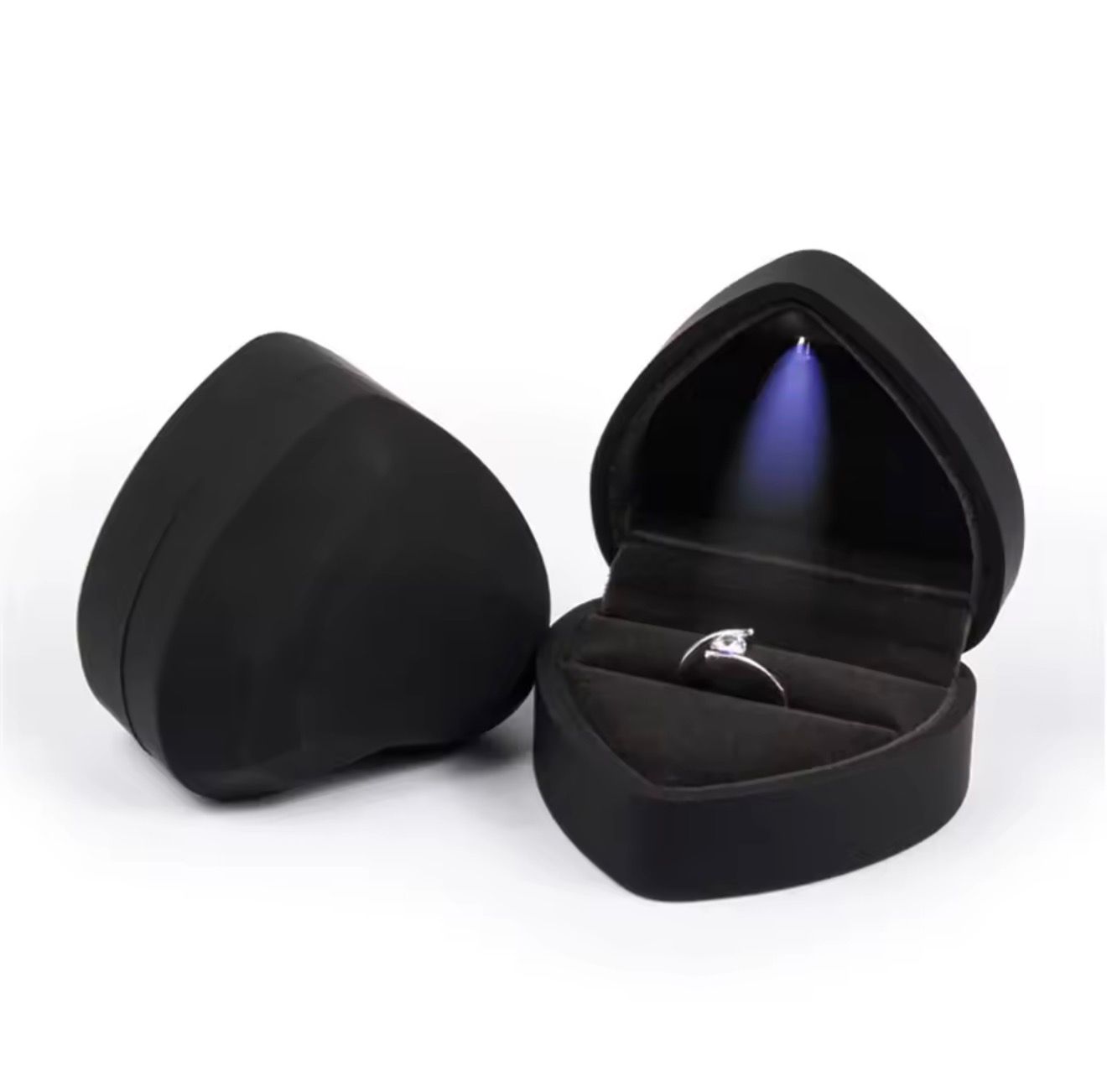 Heart LED Ring / Earring Box
