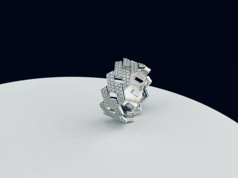 CUBAN RING, 18K Gold Plated
