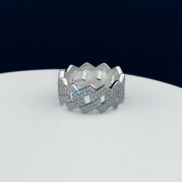 CUBAN RING, 18K Gold Plated