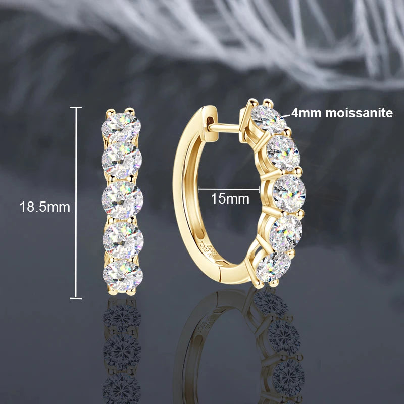 Hoops Stud Earrings